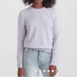 NAADAM Pale Dusty Purple Lilac 100% Cashmere Crewneck Sweater sz S